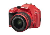 Pentax K-x 12.4MP Digital SLR with 2.7 inch LCD and 18-55mm f/3.5-5.6 AL Lens (Red)