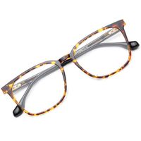 Gaoye Blue Light Blocking Computer Glasses for Women Men TR90 Lightweight Frame Anti Eyestrain Headache UV Filter Lens - GY1886 (Tortoise)