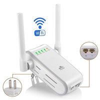 DHMXDC Wireless-N 300Mbps WiFi Range Extender Wireless Router/Repeater/AP/WPS Mini Dual External Antennas Wireless Booster Signal Wireless Access Point