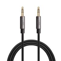 CableCreation Aux Cable, 3.5mm Male to Male Stereo Audio Cable with Silver-Plating Copper Core Compatible with Sony/Beats Headphone, Phone, Tablet, Home&Car Stereo, Gold-Plated Connector/3FT