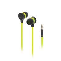 iLuv In-Ear High Performance Stereo Earphones for iPhone, iPad, iPod, SAMSUNG, LG, Google Next, Others phones, tablets and MP3 (Green Neon)