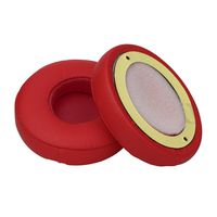 GBSELL New Replacement Soft Ear Pads Cushion For By Dre Solo 2 Solo 2.0 Wireless Headphones (Red)