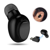 Bluetooth Earbud, CSBROTHER Mini Invisible Wireless Earbud Headphone Earphone Earpiece with Magnetic USB Charger Compatible for Smart Phones and Other Bluetooth Devices