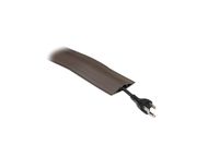 Legrand - Wiremold CDB-5 Corduct Overfloor Cord Protector-  Rubber Duct Floor Cord Cover, Brown (5 Feet)