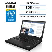 Lenovo ThinkPad X260 Business Laptop-12.5" IPS Anti-Glare,Intel Core i5-6300U Processor up to 3.00 GHz 256GB SSD, 8GB DDR4 W/Backlit Keyboard FP Reader,Professional Business Ultrabook Laptop Computer