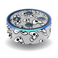 MightySkins Skin Compatible with Amazon Echo Dot (2nd Gen) - Laughing Skulls | Protective, Durable, and Unique Vinyl Decal wrap Cover | Easy to Apply, Remove, and Change Styles | Made in The USA