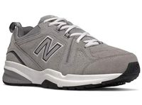 New Balance Men's 608v5 Casual Comfort Cross Trainer Shoe, Grey Suede, 14 XW US