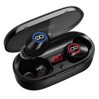 VEATOOL 5.0 Bluetooth Headphones  Binaural Call True Wireless Earbuds 20H Playtime HD Stereo Bass Sound Mini in Ear Bluetooth Earphones with Built in Mic and Charging Case for Sports Running