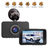 GOKKCL Dash Cam 1296P FHD DVR Car Driving Recorder,3" IPS Screen,170° Wide Angle,WDR,HDR,Parking Monitor, Loop Recording,Motion Detection