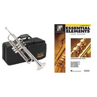 Jean Paul USA TR-330N Trumpet, Standard Nickel with Book