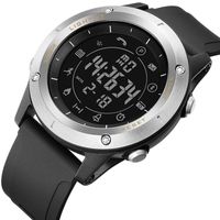 Smart Watch, Health & Fitness Tracker Waterproof Smartwatch with Measure Steps, Walking Distance, Calories, Alarm, Message and Call Reminde Compatible Android iOS Phones for Men Women Kids (Silver)