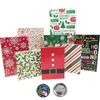 8 Mutli Sized Christmas and Holiday Wrapping Boxes Pack Decorative Holiday Paper Box Perfect For All Gifts Especially Clothing. Fun Festive Clothing Boxes in Multiple Sizes