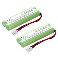 EBL Pack of 2 Rechargeable Replacement Cordless Phone Battery for Home Phone VTech BT28443 LS6115 LS6117 LS6125 LS6126 LS6215 LS6217