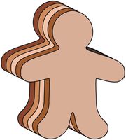 5.5" Person Multicultural Creative Cut-Outs, 31 Cut-Outs in a Pack for Around The World, Unity in Diversity Kids' Craft Projects for School/Classroom