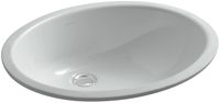 KOHLER K-2210-95 Caxton Undercounter Bathroom Sink, Ice Grey