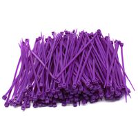Yootop Purple Nylon Cable Ties 3.9" Long 500 Pcs