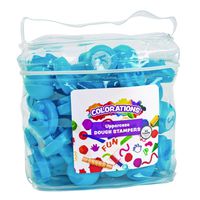 Colorations Easy Grip Uppercase Learning Stamp Toy for Preschool Toddler Kids ABC Learning, Birthday Party, School Classroom, Education Toy (Item # DOUGHUP)