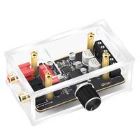 Power Amp Module, DROK 15W+15W Digital Audio Amplifier Board DC 8V-26V 12V 24V PAM8620 Class D Dual Channel 2.0 Stereo Amplify Circuit Board with Case for Sound System Speaker DIY