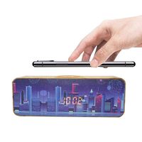 Ceepko Wireless Charger & Bluetooth Speaker, Qi-Certified Fast Wireless Charger with Bluetooth Speaker, Compatible with iPhone 11/XS Max/XR/XS/X/8/8Plus and Galaxy S10/S10 Plus/Note 9/S9/S9