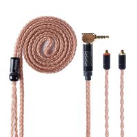Replacement Cable Single Crystal Copper Audio HiFiHear 16 Core Silver Plated Replacement Cable,(L-Shaped Plugs)Detachable Audio Cable for Shure SE215 SE315 SE846 SE535 SE425 UE900 HQ5 HQ6(MMCX 2.5mm)