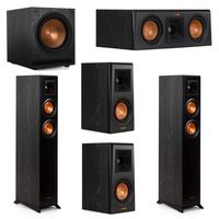 Klipsch 5.1 System with 2 RP-4000F Floorstanding Speakers, 1 Klipsch RP-400C Center Speaker, 2 Klipsch RP-400M Surround Speakers, 1 Klipsch SPL-120 Subwoofer