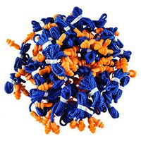 Gonioa 50 Pairs Corded Soft Silicone Reusable Noise Cancelling Ear Plugs for Sleeping, Swimming & Hearing Protection