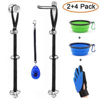 WOHENI Dog Doorbells for Potty Training, Adjustable Potty Dog Bells Pet Bells for Door Knob, Puppy Training, Housebreaking, Go Outside-Potty, and Extra Loud Bells (2 Pack)