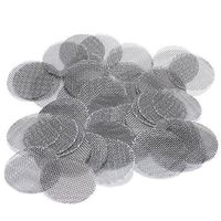 100 Beamer Premium 304 Stainless Steel Pipe Screens 0.812" (13/16") Inch Size + Limited Edition Beamer Smoke Sticker…