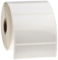 Brady THT-18-423-1.5-SC 3" Width x 1" Height, B-423 Permanent Polyester, Gloss Finish White Thermal Transfer Printable Label - 1" Core (1500 per Roll)