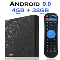 EVANPO Android 9.0 TV Box 4GB RAM 32 GB ROM Quad Core-A53 Processor 3D 4K/6K H265 Smart Media Player Set Top Box