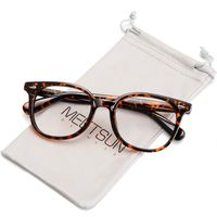 MEETSUN Blue Light Blocking Glasses for Women Men Nerd Eyeglasses Frame,Anti Eye Strain Computer Glasses for Reading Gaming (Tortoise shell/Clear Lens)