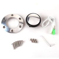 Top10 Racing 380mm 15" Inch Grant Classic Nostalgia Style Wood Grain Steering Wheel Slotted 3 Spoke Steering Wheel Riveted Light Wood Grip (Horn button and bolt kit set)