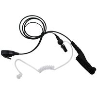 Replacement for Motorola APX 7000 FBI Earpiece with Push to Talk (PTT) Microphone - Acoustic Earphone Compatible with Motorola APX 7000 Radio - Headset for Security and Surveillance