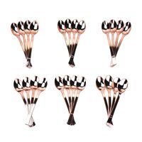 Homeford Disposable Party Cocktail Spoons, Rose Gold, 4-Inch, 24-Count