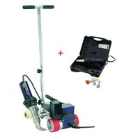Weldy RW3400 Automatic Hot Air Welder for Welding Roofing TPO PVC Membrane, 40mm Overlap Nozzle Hot Air Welder with Free 1600W Professional Hot Air Gun Tool