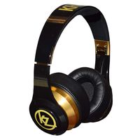 Krankz Maxx Wireless Active Noise Cancelling Over-Ear Headphones - Black & Gold