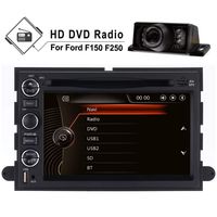Car Stereo GPS Navigator for Ford F150 F250,7 Inch Double Din HD Touch Screen FM Radio DVD Player Bluetooth Mirror Link Canbus 16G SD Map