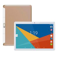 DongPai 10 Tablet|10.1" Inch Tablets PC Android 7.0,HD,3G, WiFi, GPS, GSM, Octa Core, 64GB ROM, 4GB RAM, Dual Sim Card, 1920×1200 IPS, (Gold)