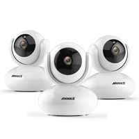 ANNKE 3pcs IP Camera 720P Smart Wireless Security Camera,Plug and Play, Motion Detection, Mobile Push Alerts