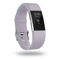 POY Replacement Bands Compatible for Fitbit Charge 2, Classic Edition Adjustable Sport Wristbands, Large Lavender