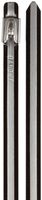 BAND-IT KE0848 Coated Nylon 11 316 Stainless Steel Ball-Lok Cable Tie, 5/16" Width, 14.2" Length, 0.010" Thick, 4" Maximum Diameter, Bag of 100