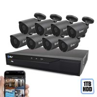 Best Vision 16CH 4-in-1 HD DVR Security Camera System (1TB HDD), 8pcs 2MP 1080P High Definition Outdoor Cameras with Night Vision - DIY Kit, App for Smartphone Remote Monitoring
