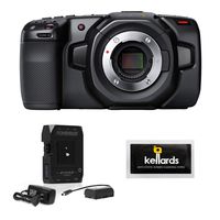 Blackmagic Design Pocket Cinema Camera 4K with Core SWX Powerbase Edge Battery & Screen Cleaning Wipes (5-Pack) Bundle