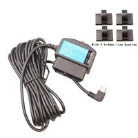 DolphindropTM Car Recorder Micro Type USB Power Cord, OBD Parking Monitor Buck Line - Smart Drive Recorder 16 PIN-with Switch Button