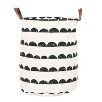 AmyDong Storage Box, Storage Bucket,Household Dirty Clothes Storage Basket Canvas Sheets Laundry Clothes Toy Basket Waterproof (C)