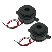 Saim LZQ-3022 Electronic Alarm Sound Buzzer DC 12V Pack of 2