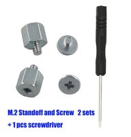 Kalanution M.2 Standoff and Screw for M.2 Drives,Asus Motherboard M.2 Screw + Hex Nut Stand Off Spacer(2 Sets)+1 pcs Screwdriver