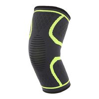 Yinpinxinmao Knee Brace Support for Running Gym Sports Compression Joint Pain Relief size XL (Green)