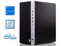 HP ProDesk 600 G3 Desktop, Intel Core i3-7100 3.9GHz, 8GB RAM, 256GB NVMe SSD + 1TB HDD, DVDRW, DisplayPort, VGA, Wi-Fi, Bluetooth, Windows 10 Pro