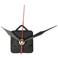 Funnytoday365 Quartz Clock Wall Movement Mechanism Red + Black Second Hand Repair Part Kit Diy